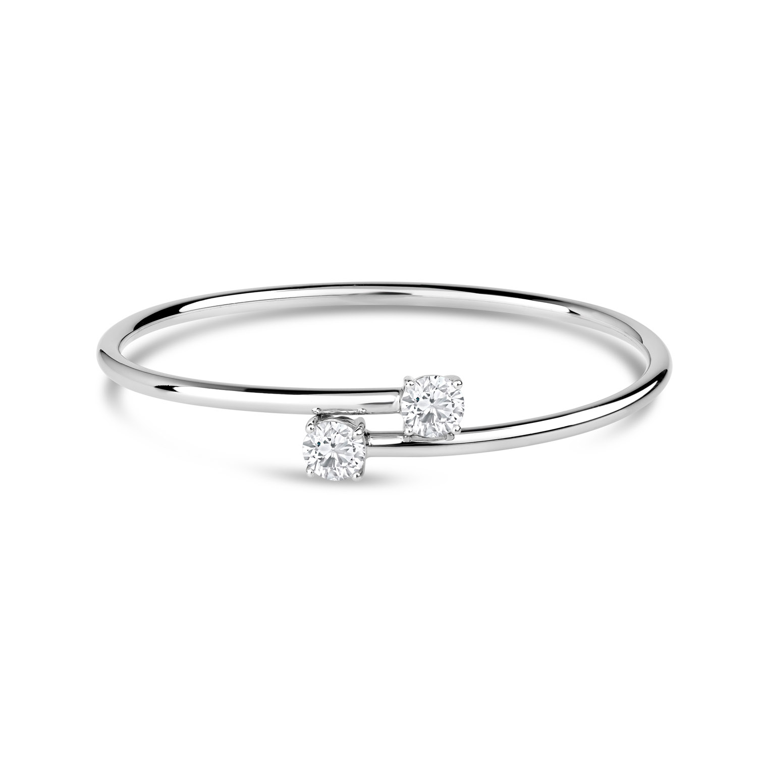 Sterling Silver Cubic Zirconia Twist Banble 99.50 euros 01