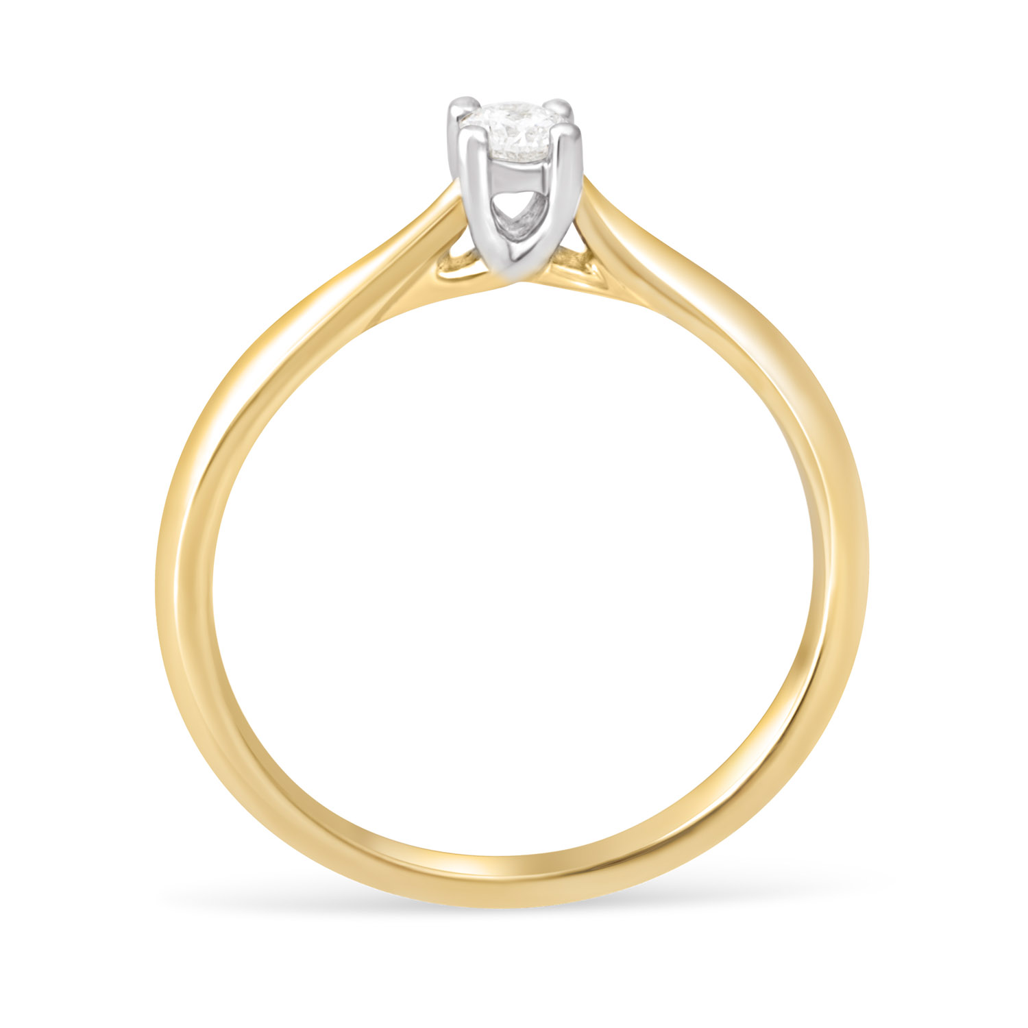 9CT GOLD SOLITAIRE ENGAGEMENT RING 03