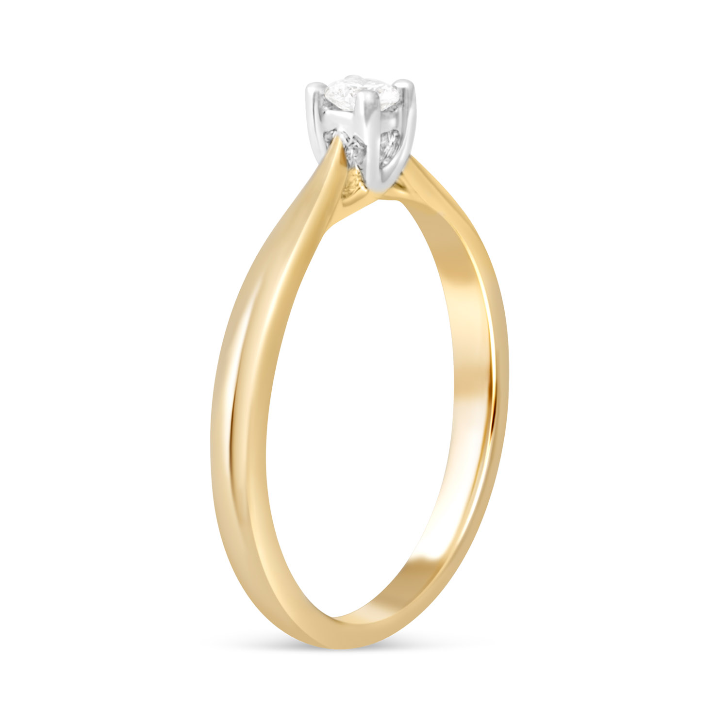 9CT GOLD SOLITAIRE ENGAGEMENT RING 04