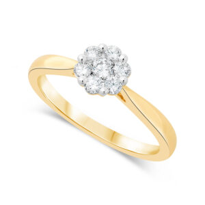 ANILLO DE COMPROMISO COROLA ORO