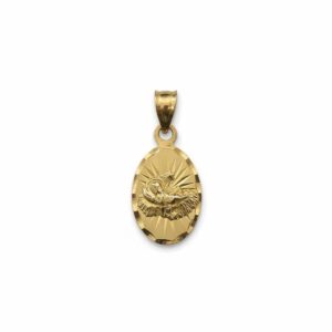 MEDALLA DE BAUTIZO ORO 14K