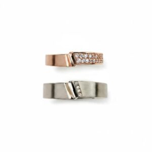 ARGOLLAS BITON ORO BLANCO, ORO ROSA